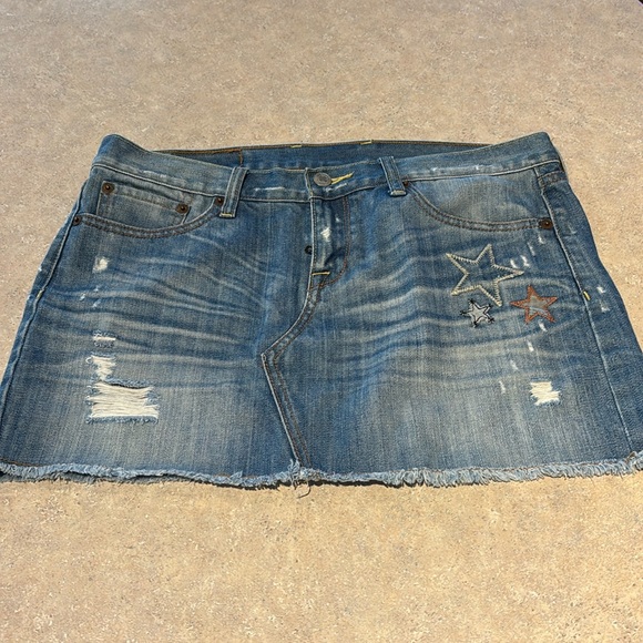 Lucky Brand jeans mini skirt - Picture 1 of 3